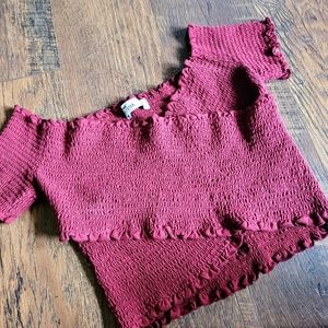 Hollister Criss Cross Crop Top